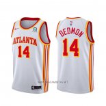 Camiseta Atlanta Hawks Dewayne Dedmon NO 14 Association 2020-21 Blanco