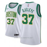 Camiseta Boston Celtics Semi Ojeleye NO 37 Ciudad 2018-19 Blanco