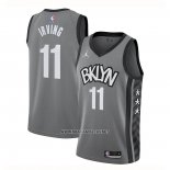 Camiseta Brooklyn Nets Kyrie Irving NO 11 Statement 2020 Gris