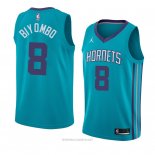 Camiseta Charlotte Hornets Bismack Biyombo NO 8 Icon 2018 Verde