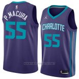 Camiseta Charlotte Hornets J. P.macura NO 55 Statement 2018 Violeta