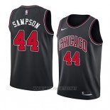 Camiseta Chicago Bulls Brandon Sampson NO 44 Statement 2018 Negro