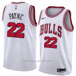Camiseta Chicago Bulls Cameron Payne NO 22 Association 2018 Blanco