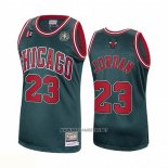 Camiseta Chicago Bulls Michael Jordan NO 23 Mitchell & Ness 1997-98 Verde