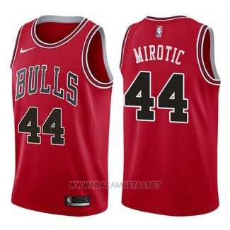 Camiseta Chicago Bulls Nikola Mirotic NO 44 Icon 2017-18 Rojo