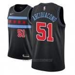 Camiseta Chicago Bulls Ryan Arcidiacono NO 51 Ciudad 2018-19 Negro