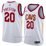 Camiseta Cleveland Cavaliers Billy Preston NO 20 Association 2018 Blanco