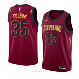 Camiseta Cleveland Cavaliers Bonzie Colson NO 35 Icon 2018 Rojo