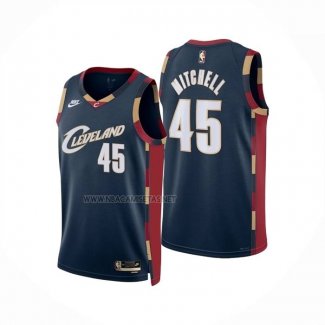 Camiseta Cleveland Cavaliers Donovan Mitchell NO 45 Classic 2025-26 Azul