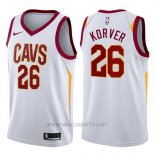 Camiseta Cleveland Cavaliers Kyle Korver NO 26 Association 2017-18 Blanco