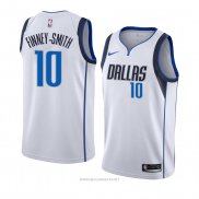 Camiseta Dallas Mavericks Dorian Finney-Smith NO 10 Association 2018-19 Blanco