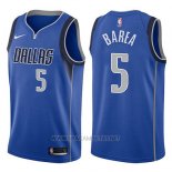 Camiseta Dallas Mavericks J.j. Barea NO 5 Icon 2017-18 Azul