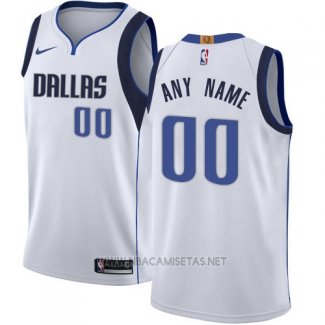 Camiseta Dallas Mavericks Nike Personalizada 17-18 Blanco