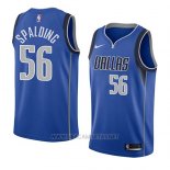Camiseta Dallas Mavericks Ray Spalding NO 56 Icon 2018 Azul