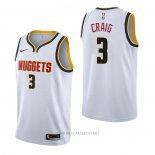 Camiseta Denver Nuggets Torrey Craig NO 3 Association Blanco