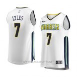 Camiseta Denver Nuggets Trey Lyles NO 7 Association 2017-18 Blanco