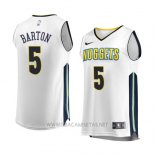 Camiseta Denver Nuggets Will Barton NO 5 Association 2017-18 Blanco