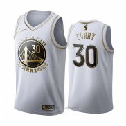 Camiseta Golden Edition Golden State Warriors Stephen Curry NO 30 Blanco