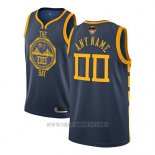 Camiseta Golden State Warriors Ciudad 2018-19 Personalizada Azul