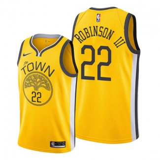 Camiseta Golden State Warriors Glenn Robinson III NO 22 Earned Amarillo