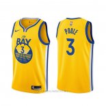 Camiseta Golden State Warriors Jordan Poole NO 3 Statement Oro