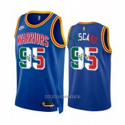 Camiseta Golden State Warriors Juan Toscano-Anderson NO 95 Classic Royal Special Mexico Edition Azul