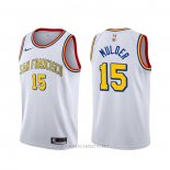 Camiseta Golden State Warriors Mychal Mulder NO 15 Classic Blanco