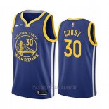 Camiseta Golden State Warriors Stephen Curry NO 30 Icon 2019-20 Azul