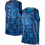 Camiseta Golden State Warriors Stephen Curry NO 30 Select Series 2023 Azul