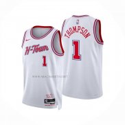 Camiseta Houston Rockets Amen Thompson NO 1 Ciudad 2025-26 Blanco