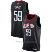 Camiseta Houston Rockets Gary Clark NO 59 Statement 2017-18 Negro