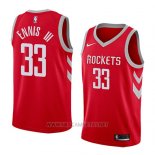 Camiseta Houston Rockets James Ennis III NO 33 Icon 2018 Rojo