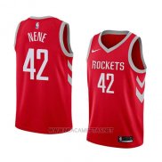 Camiseta Houston Rockets Nene NO 42 Icon 2018 Rojo
