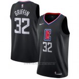 Camiseta Los Angeles Clippers Blake Griffin NO 32 Statement 2017-18 Negro