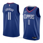 Camiseta Los Angeles Clippers Brice Johnson NO 11 Icon 2018 Azul