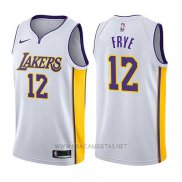 Camiseta Los Angeles Lakers Channing Frye NO 12 Association 2017-18 Blanco