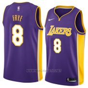 Camiseta Los Angeles Lakers Channing Frye NO 8 Statement 2018 Violeta