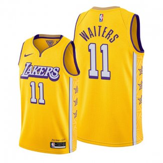 Camiseta Los Angeles Lakers Dion Waiters NO 11 Ciudad 2020 Oro