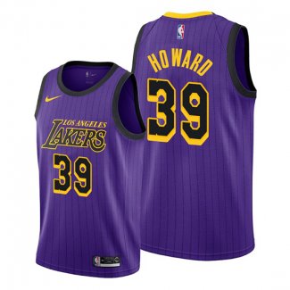 Camiseta Los Angeles Lakers Dwight Howard NO 39 Ciudad Violeta
