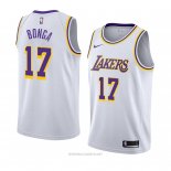 Camiseta Los Angeles Lakers Isaac Bonga NO 17 Association 2018-19 Blanco