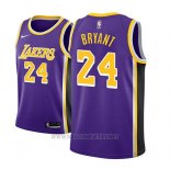 Camiseta Los Angeles Lakers Kobe Bryant NO 24 Statement 2018 Violeta
