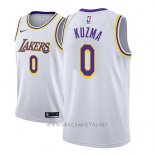 Camiseta Los Angeles Lakers Kyle Kuzma NO 0 Association 2018 Blanco