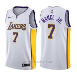 Camiseta Los Angeles Lakers Larry Nance Jr. NO 7 Association 2017-18 Blanco