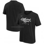 Camiseta Manga Corta Boston Celtics 2024 NBA Playoffs Mantra Negro