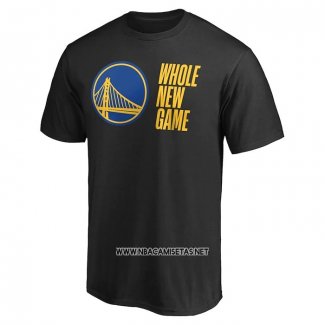 Camiseta Manga Corta Golden State Warriors Whole New Game Negro