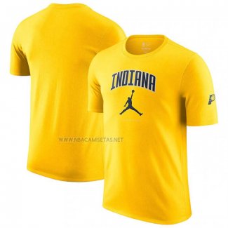 Camiseta Manga Corta Indiana Pacers Essential Ciudad Amarillo