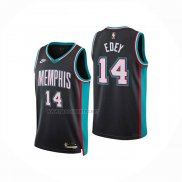 Camiseta Memphis Grizzlies Zach Edey NO 14 Classic 2025-26 Negro