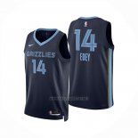 Camiseta Memphis Grizzlies Zach Edey NO 14 Icon 2025-26 Azul