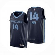 Camiseta Memphis Grizzlies Zach Edey NO 14 Icon 2025-26 Azul