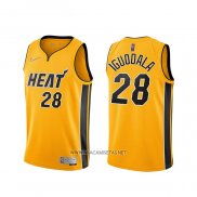 Camiseta Miami Heat Andre Iguodala NO 28 Earned 2020-21 Oro